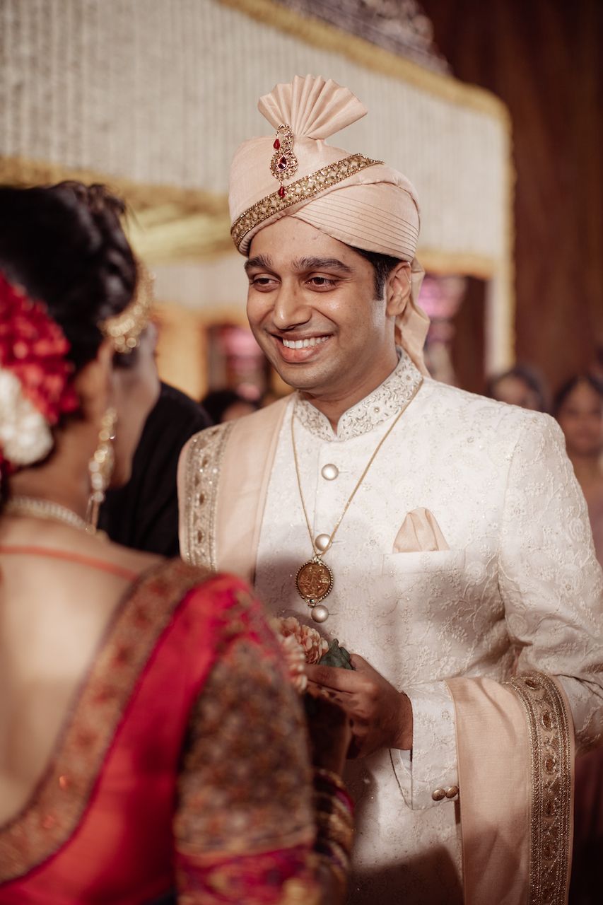 Traditional Mangalorean Wedding With The Bride In A Royal Blue ...