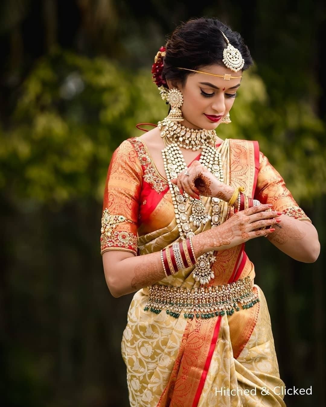 These Brides Had Hints Of Red In Their Lehengas Without Wearing A Red