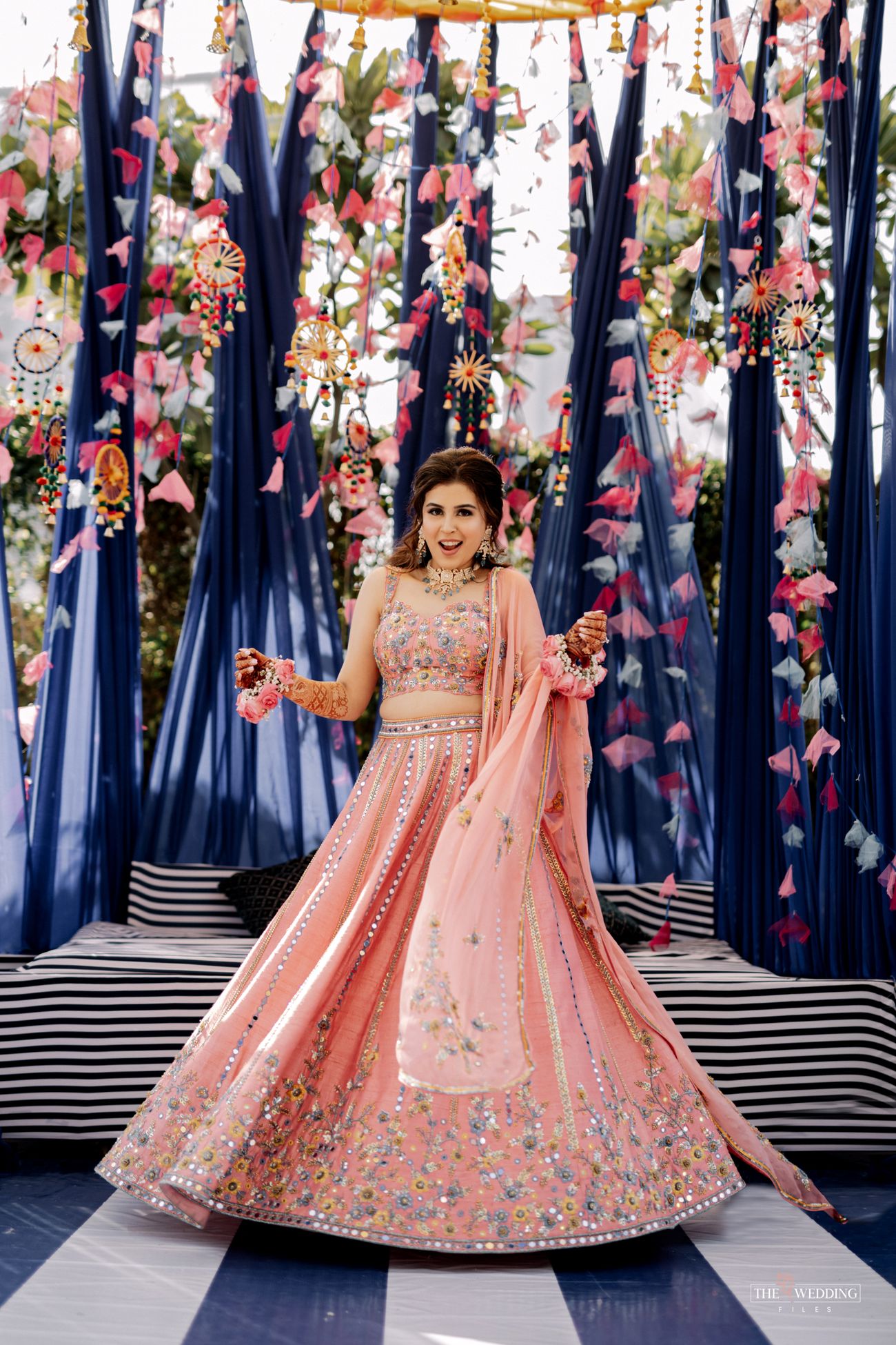 Stylish Delhi Wedding Where The Couple Designed Their Own Outfits ...