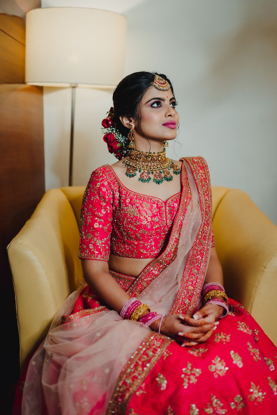 Classic Bangalore Wedding With A Bride In Vibrant Outfits | WedMeGood