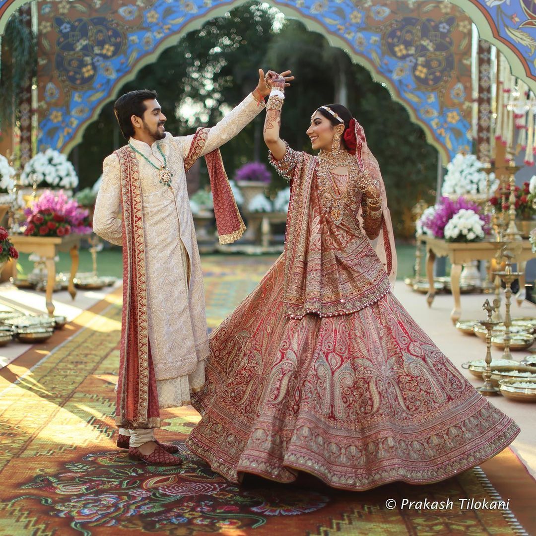 1 Tarun Tahiliani Lehenga, 5 Brides Who Styled It Differently! | WedMeGood