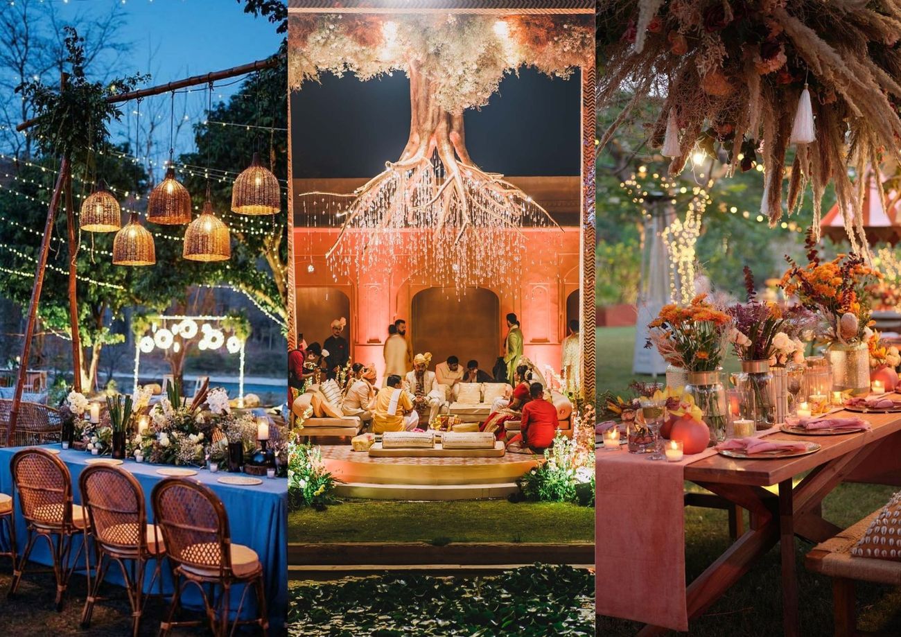 #TrendAlert – Rustic Luxe Décor For Indian Weddings! | WedMeGood