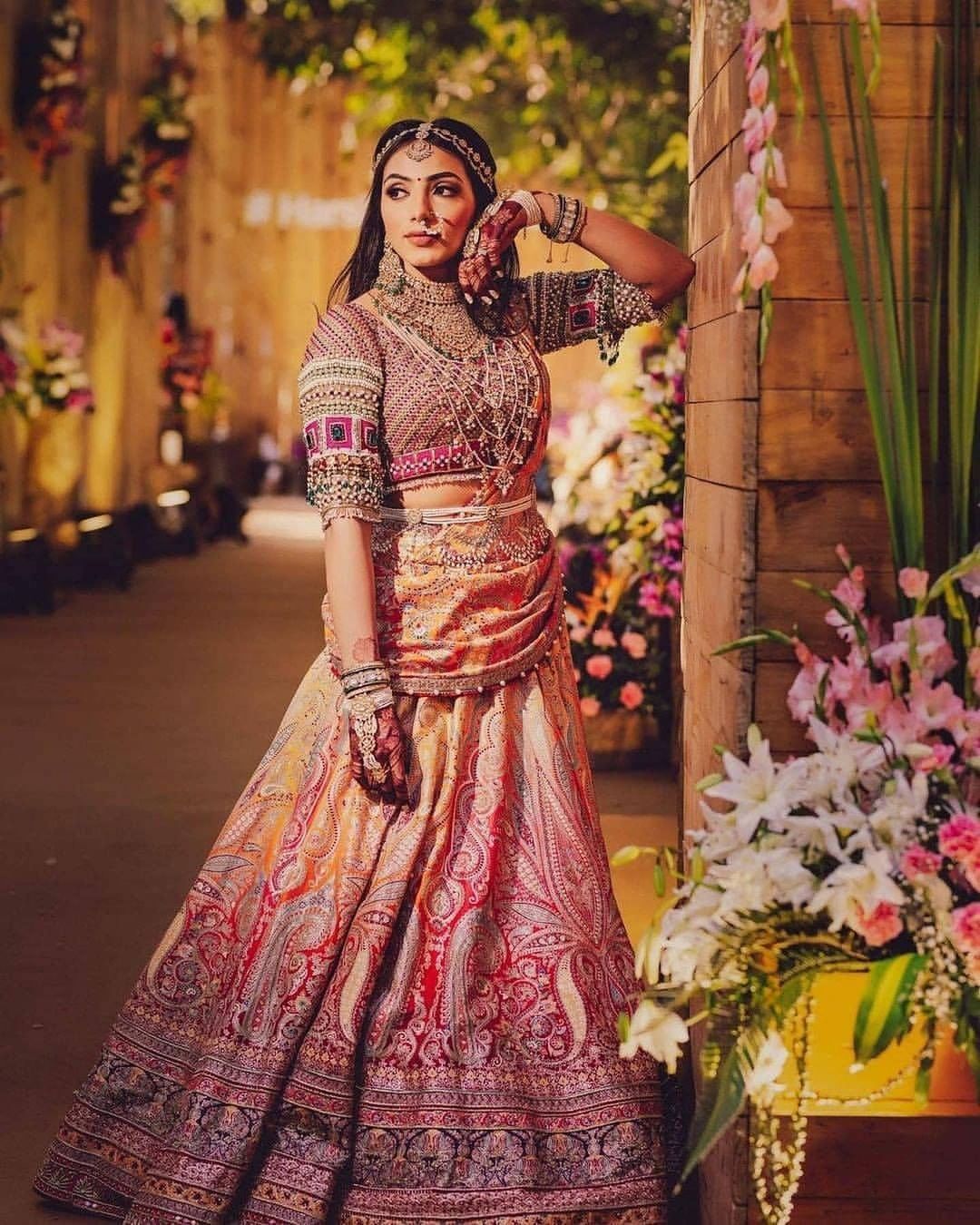 1 Tarun Tahiliani Lehenga, 5 Brides Who Styled It Differently! | WedMeGood