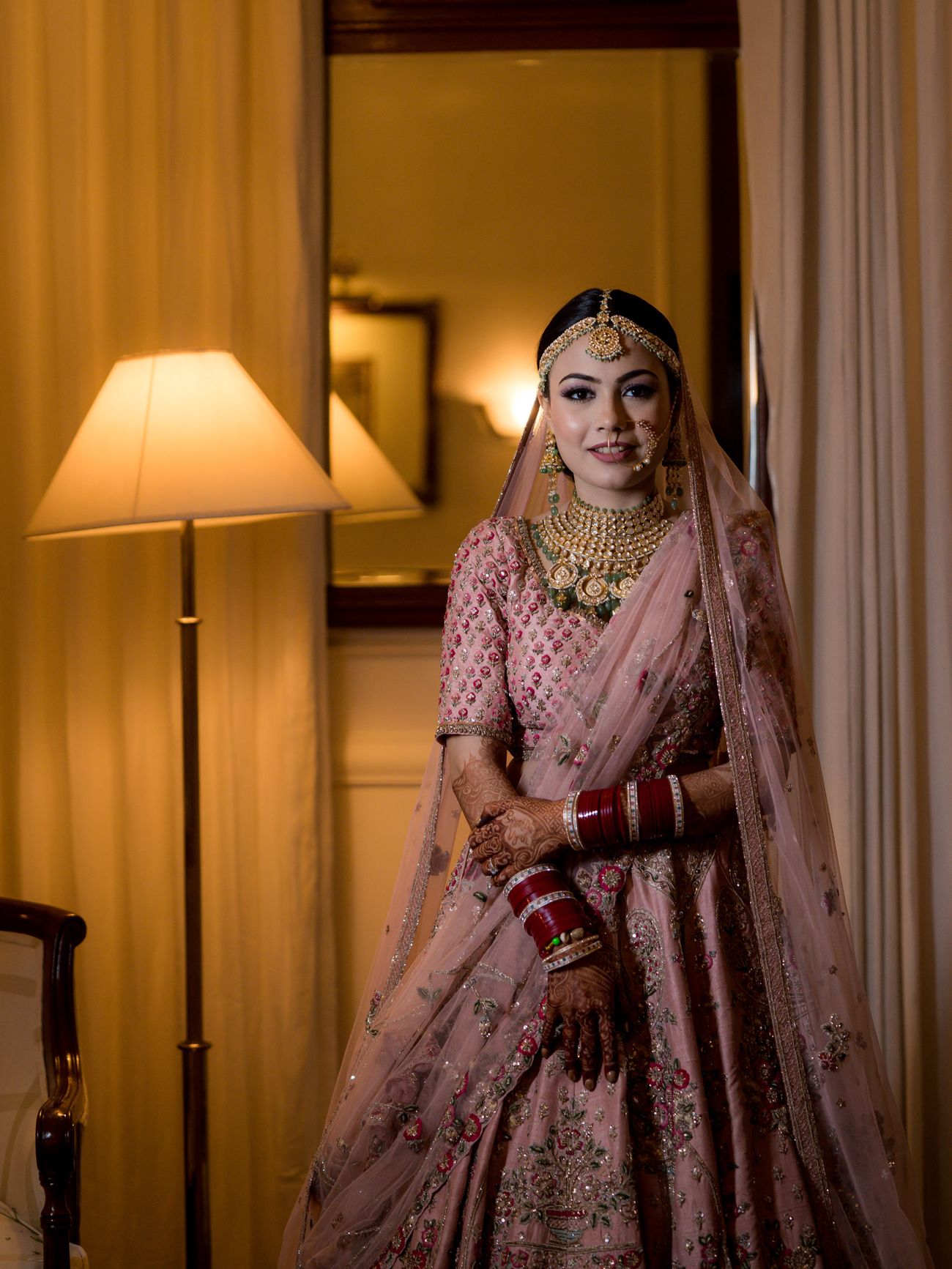 A Gorgeous Delhi Wedding With An Intricate Bridal Lehenga | WedMeGood