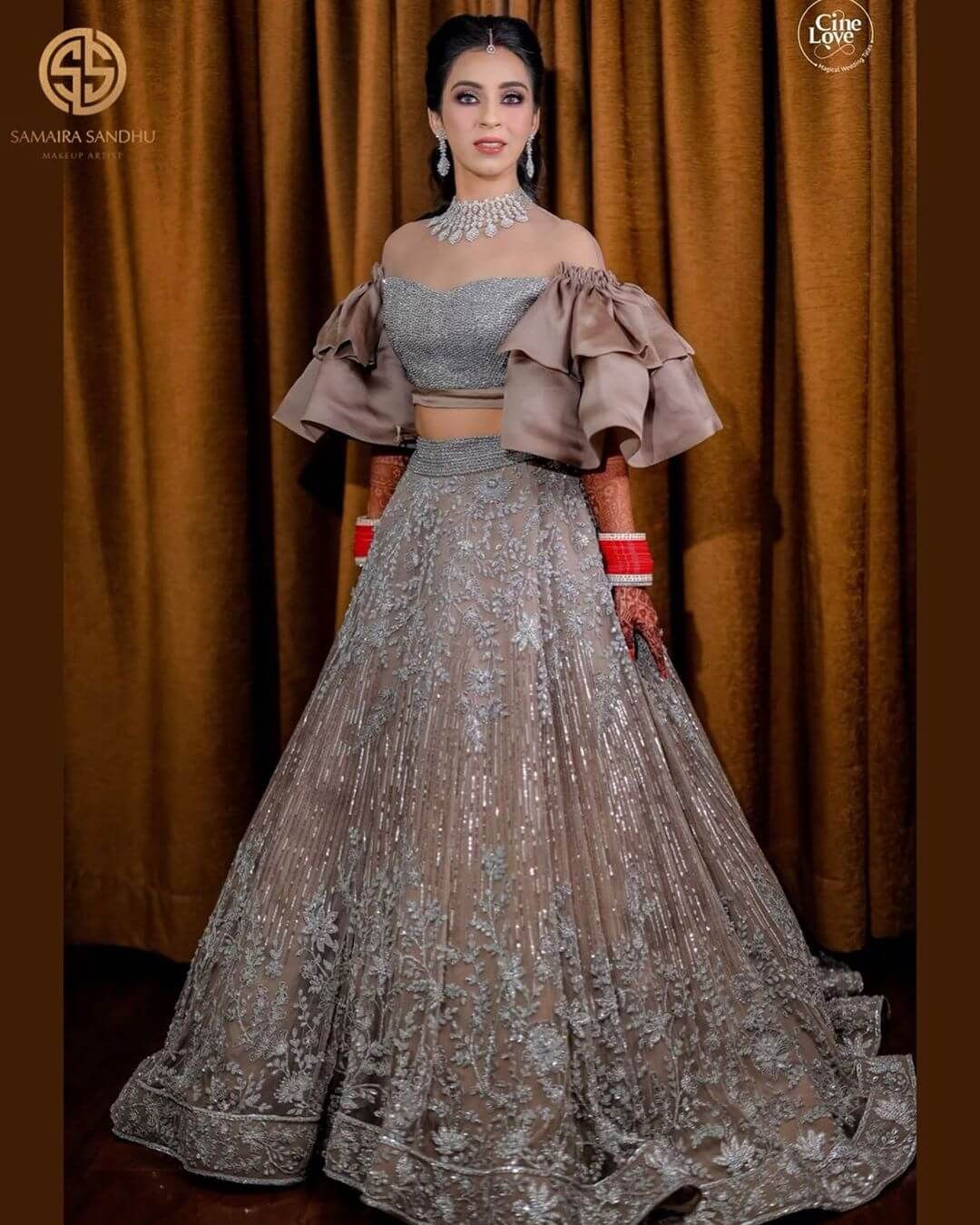 Edgy Lehengas With Poufy Sleeves To Make A Statement On Your Intimate ...