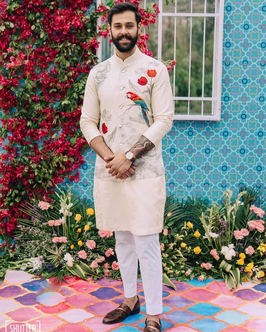 Dapper Nehru Jackets We Love For A Coronial Groom! | WedMeGood