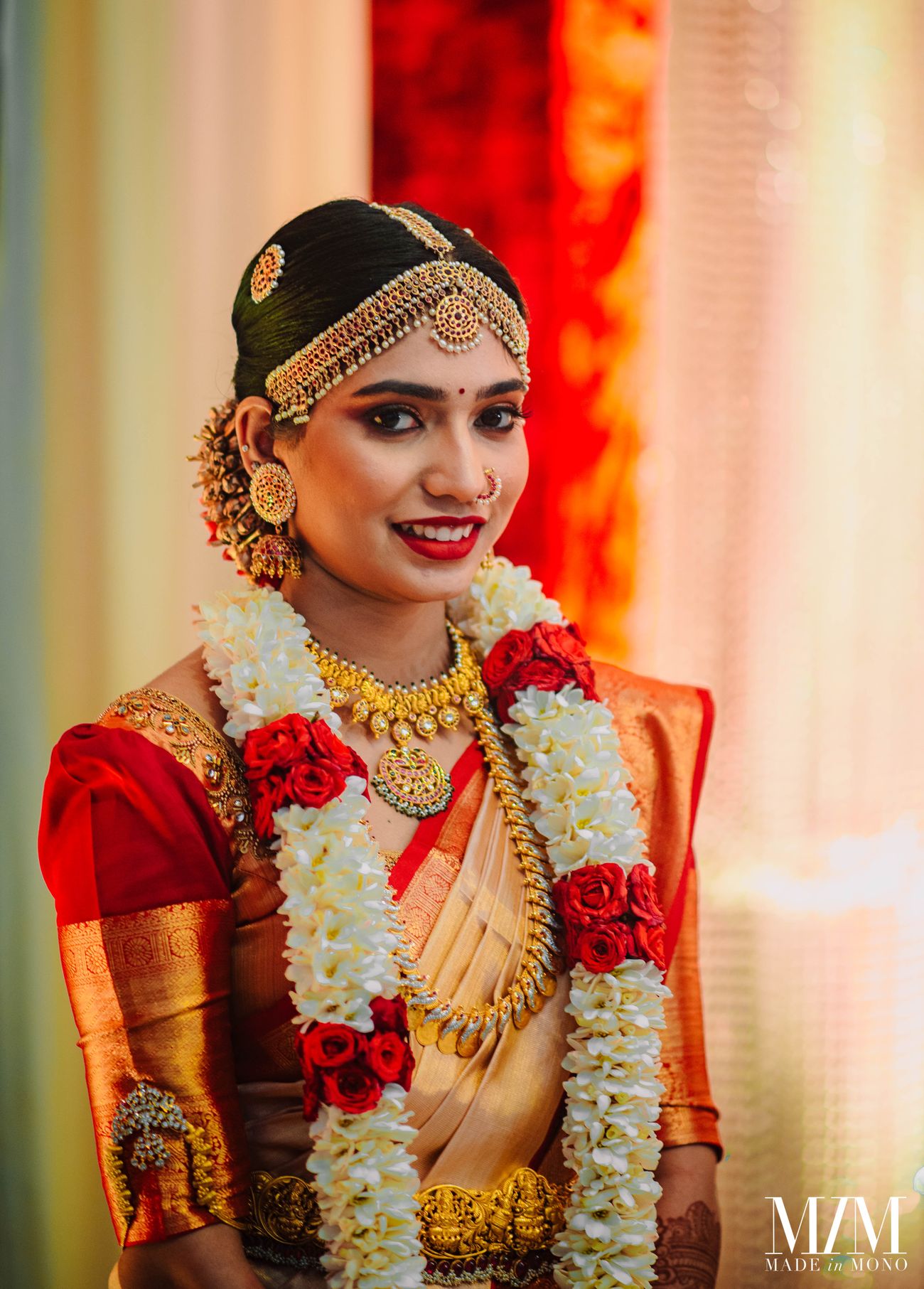 A Pretty Chennai Wedding With Understated Bridal Outfits | WedMeGood