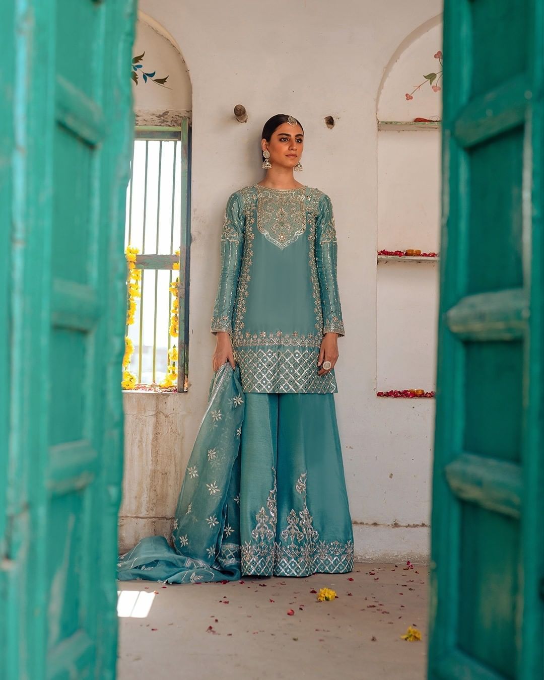 Tissue Shararas And Dupattas Are THE Trend For Brides-To-Be! | WedMeGood