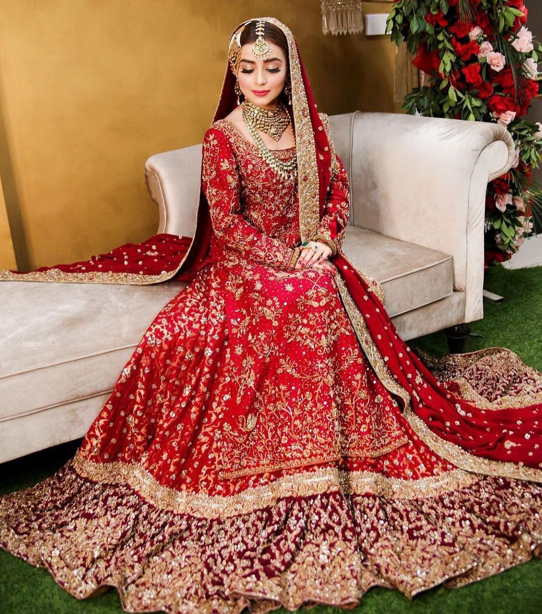 Going Red: Bridal Outfits In Red Other Than Lehengas or Sarees | WedMeGood