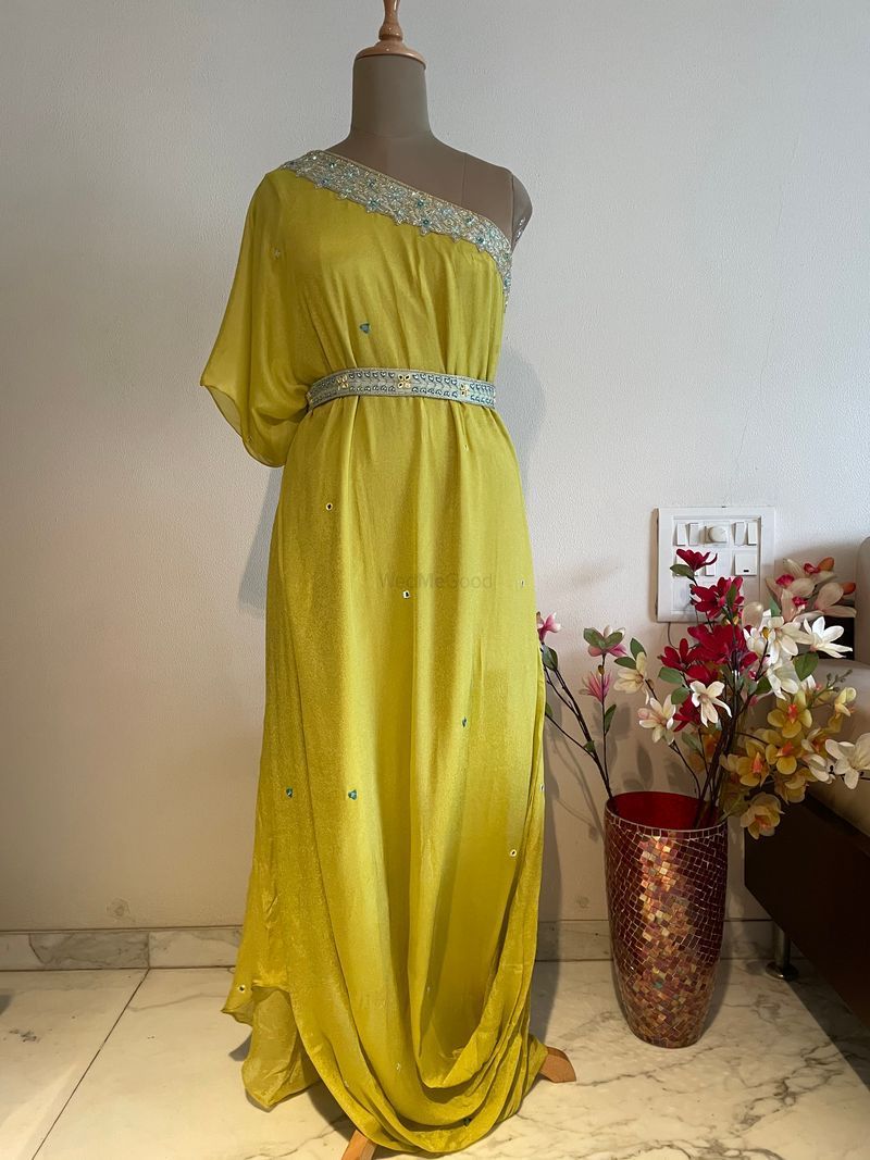 citrus yellow dress