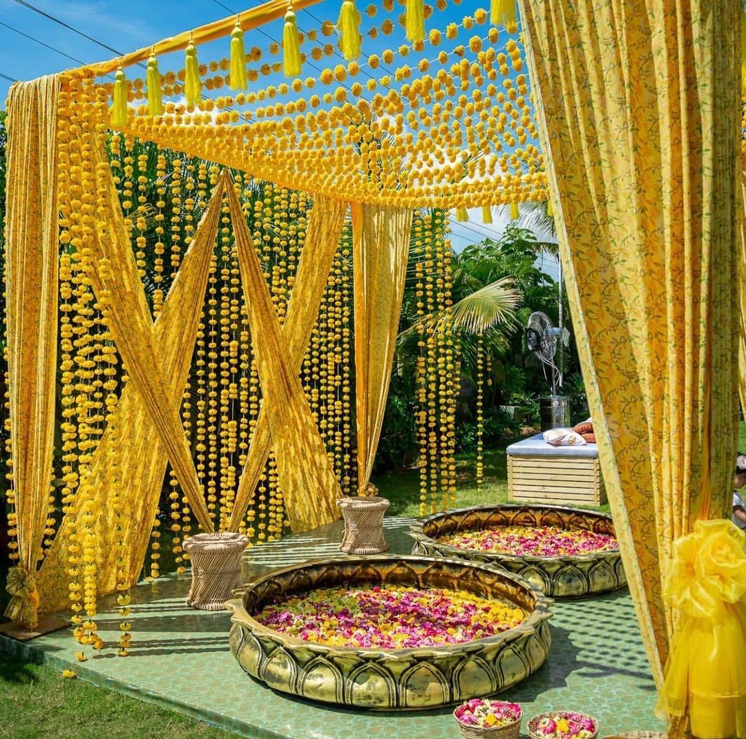 DIY Your Haldi Decor With This One Viral Item | WedMeGood