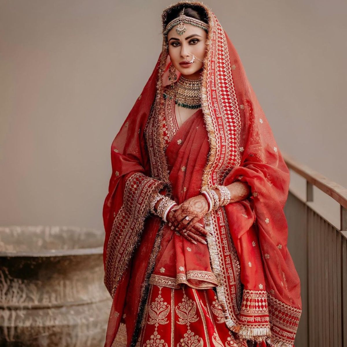 A stunning Bengali bride who stole our heart