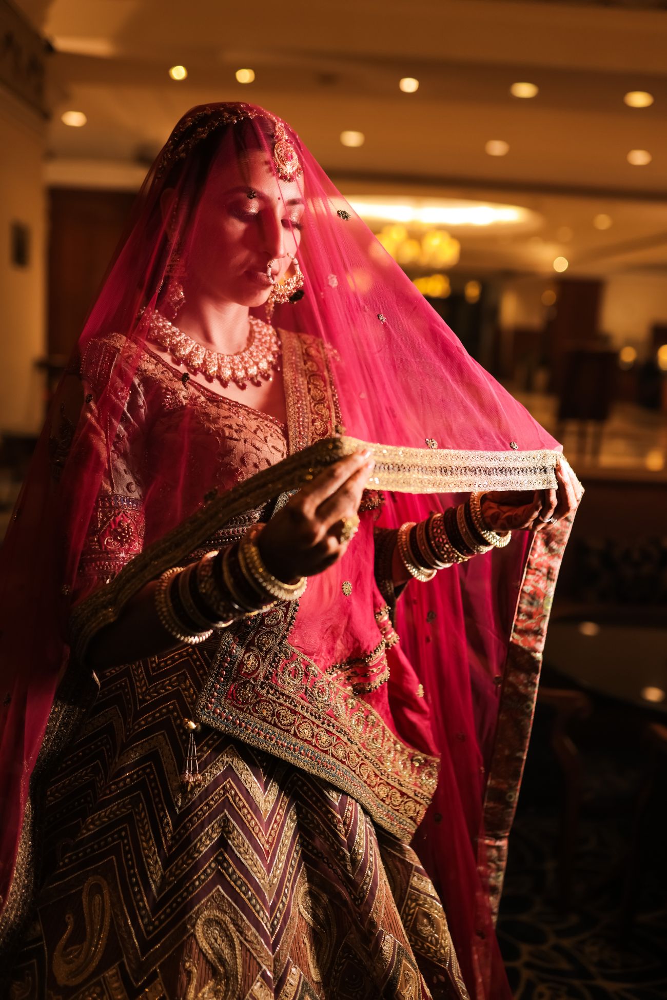 Delhi Wedding With Pinspirational Bridal Looks Wedmegood 9844