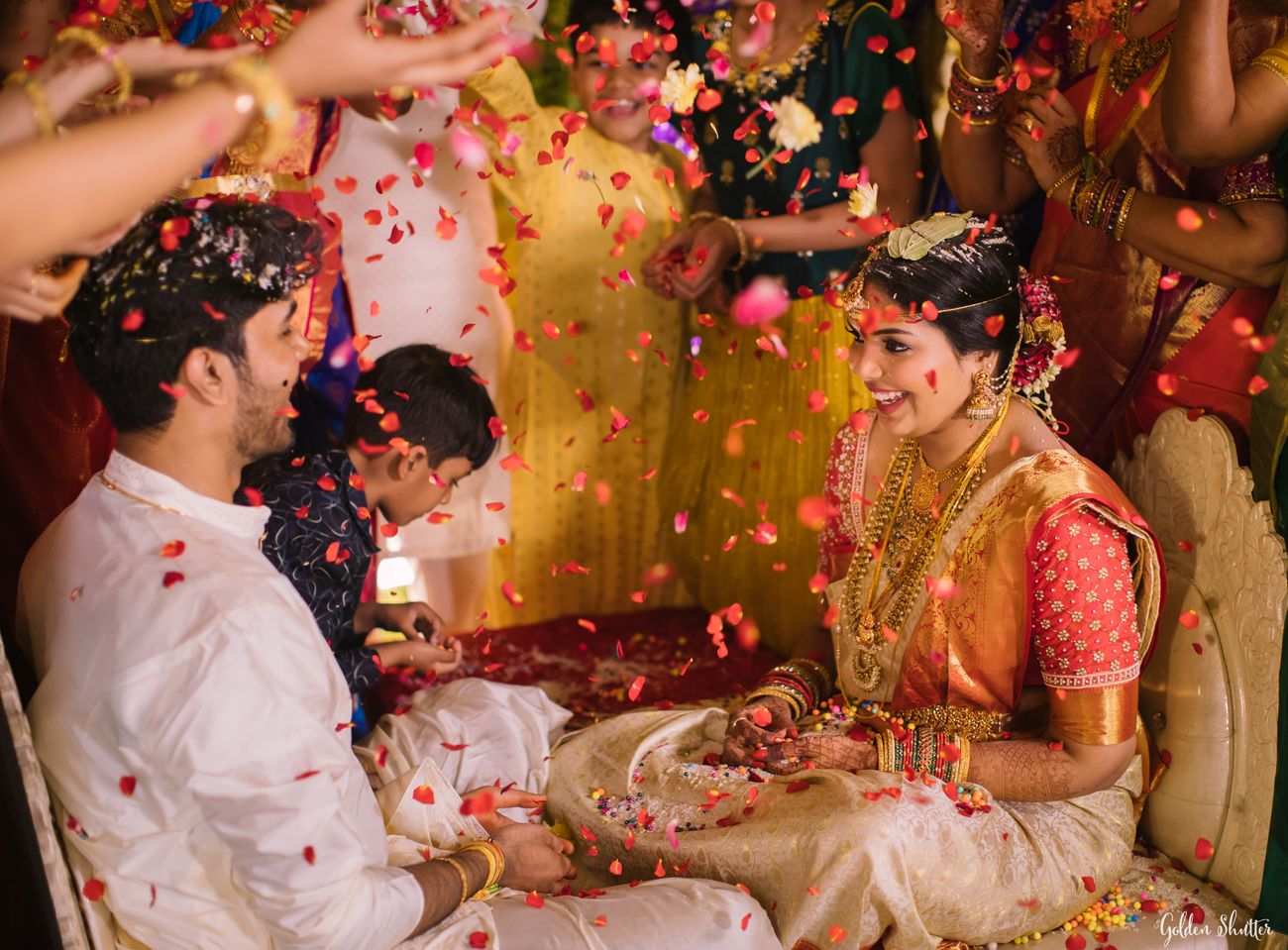 Traditional Vizag Wedding With Elegant Bridal Kanjivaram Sarees WedMeGood