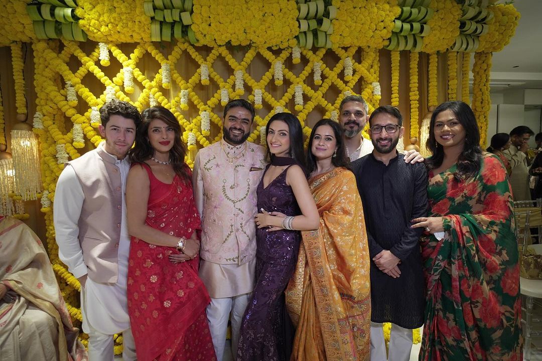 Priyanka Chopra brother Siddharth’s roka ceremony with Nick and Maltie neelam upadhyaya