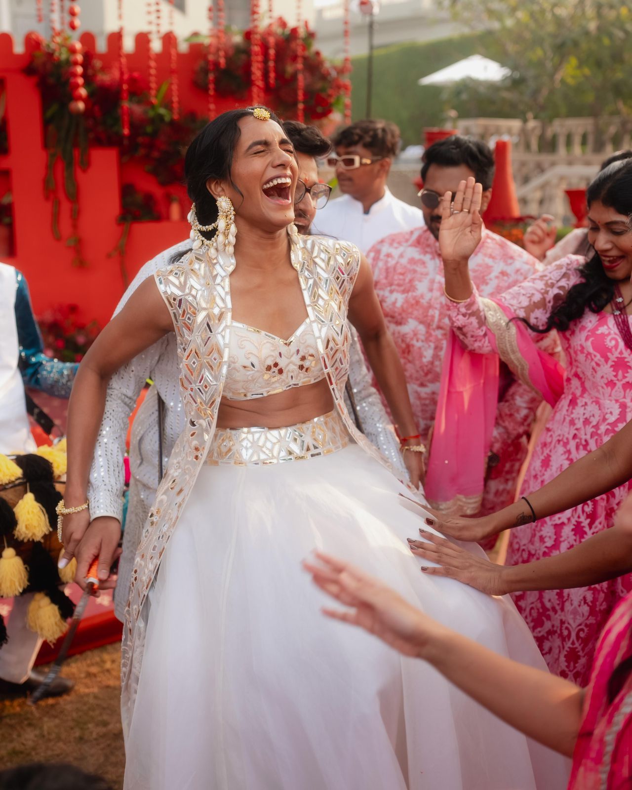 Bridal Breakdown: Pv Sindhu In Manish Malhotra & Sabyasachi 