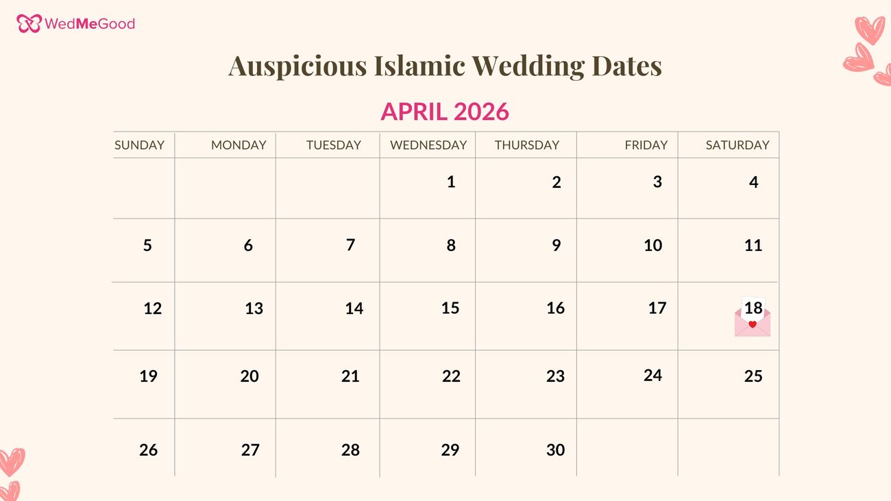 best islamic date to get married 2026