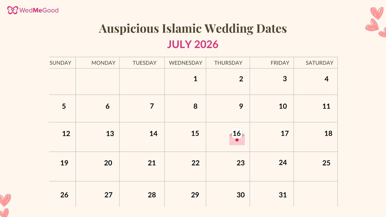 sunni jantri 2026 for marriage