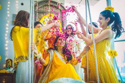 Budgetbrides Amazing New Haldi Decor Ideas Within 25k Wedmegood