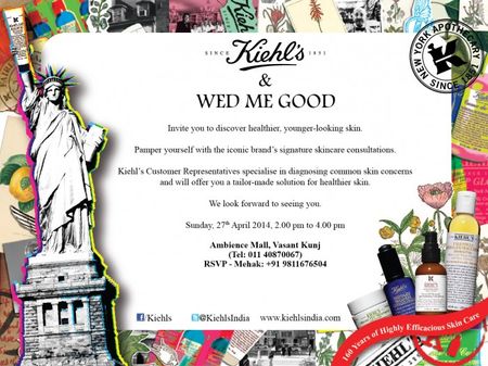 Wed Me Good & Kiehls Wedding Skincare Meet in Delhi: Register NOW!