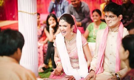 A Delhi - Mumbai Wedding with a Pastel Pink Bride: Chandan & Jatin