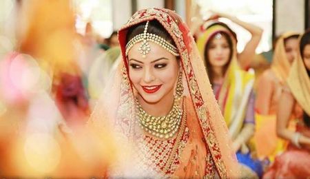 Aamna Sharif Wedding Pictures : Manish Malhotra & Sabyasachi lehengas
