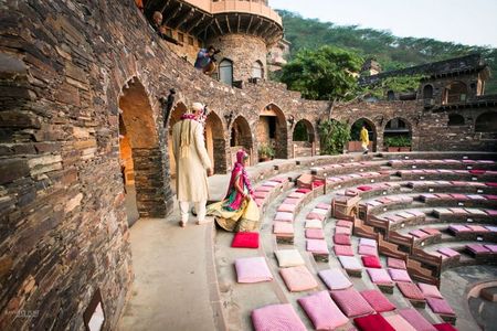 A Destination wedding in Neemrana Palace that gives back to Society!