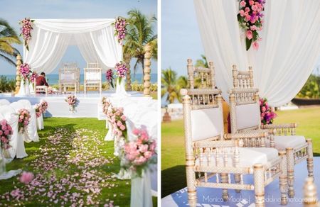 A stunning beach side wedding in Goa !
