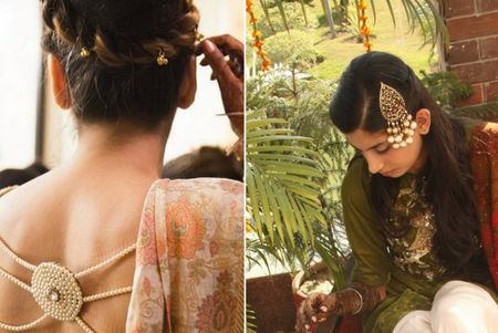 Trending: Bridal hairdos with Ghungroo !