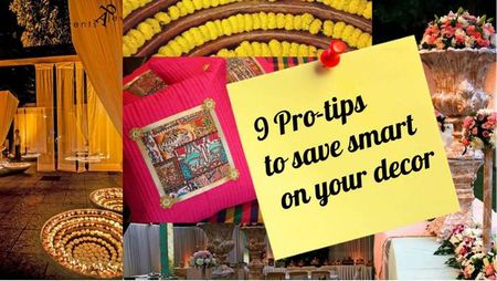 Super Smart tips to save on your wedding decor: Straight from the Experts!