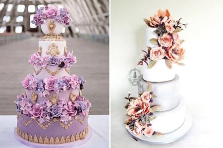 Indian Wedding cakes  : From top to bottom!