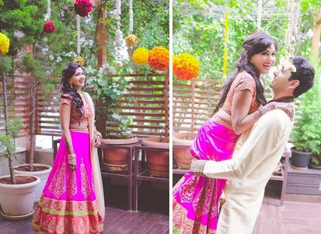 Vibrant engagement in Bangalore with a splash of Pink!