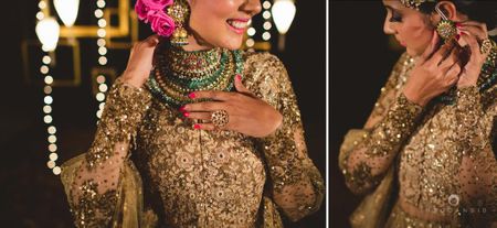 5 Style Lessons from an all gold Band Baaja Bride episode shot by Into Candid Photography