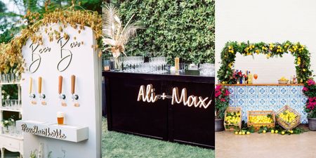 Amp Up Your Wedding Bar With These Fun Ideas!