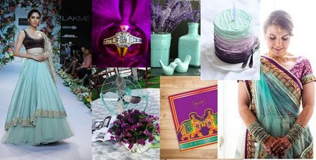 Color Crush: Mint and Aubergine