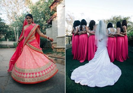 A stylish Catholic- Punjabi wedding in Bangalore 