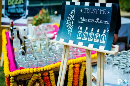 Pick One & Party: Creative Signs at Bars That Every Wedding Must Have!