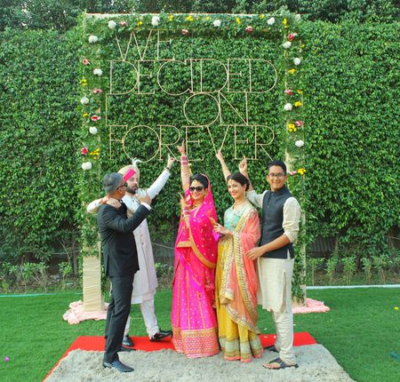 Adorable DIY Delhi Wedding With an Instagram-Worthy Photo Booth!