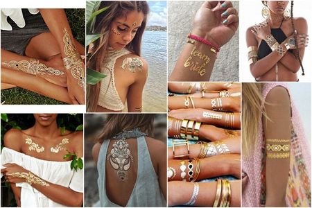 #Discovery: Metallic Tattoos Instead Of Mehendi? We'd Give It a Shot!