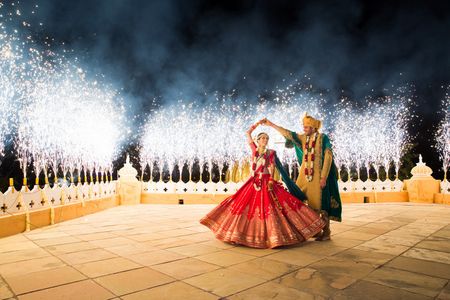 Regal Udaipur Wedding With a Whole Lot Of Fireworks!