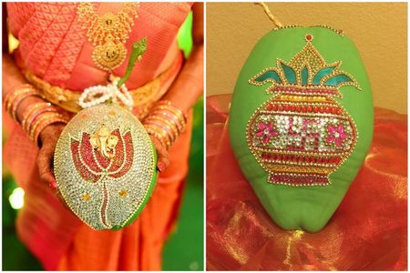 #Trending: Embellished Coconuts at South-Indian Weddings!