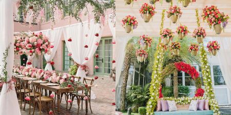 These Floral Hangings Are Gonna Change Your Wedding Game! #DecorGoals