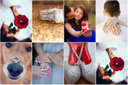 11 Impossibly Cute Ways To Photograph Your Engagement Ring! *Copy ASAP
