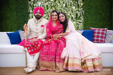 Summer Wedding in Chandigarh With a Colourful Mehendi!
