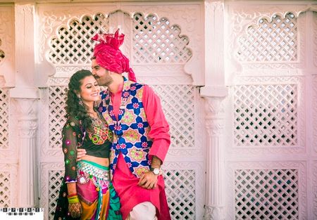 Playful Rajasthani Wedding With Bursts of Colour!