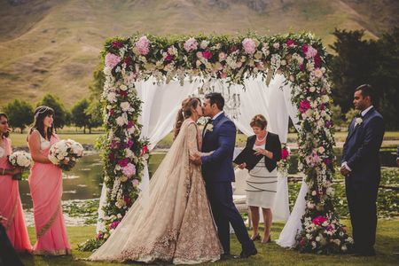 Exquisite Pastel-hued Wedding At A Scenic Winery!