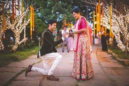 Laid-back Multi-Cultural Bangalore Wedding With  Adorable Doggies!