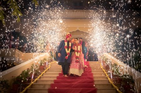 Sweet Jaipur Evening Wedding With a Splash Of Style!