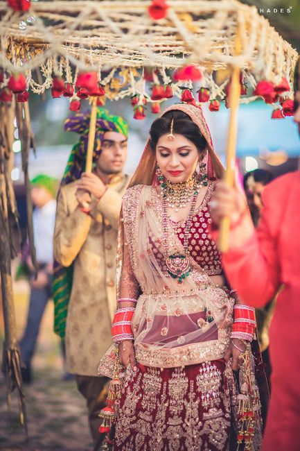 A Colourful Wedding In Goa With A Bride in Deep Red!