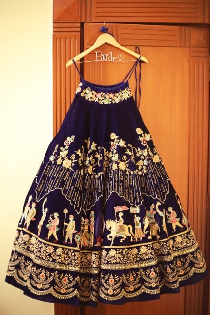 This Bride Got A Custom Lehenga With Personalised Embroidery!